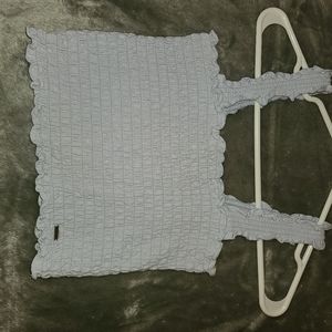 Hollister Cropped Tank. Size Medium. Light purple.